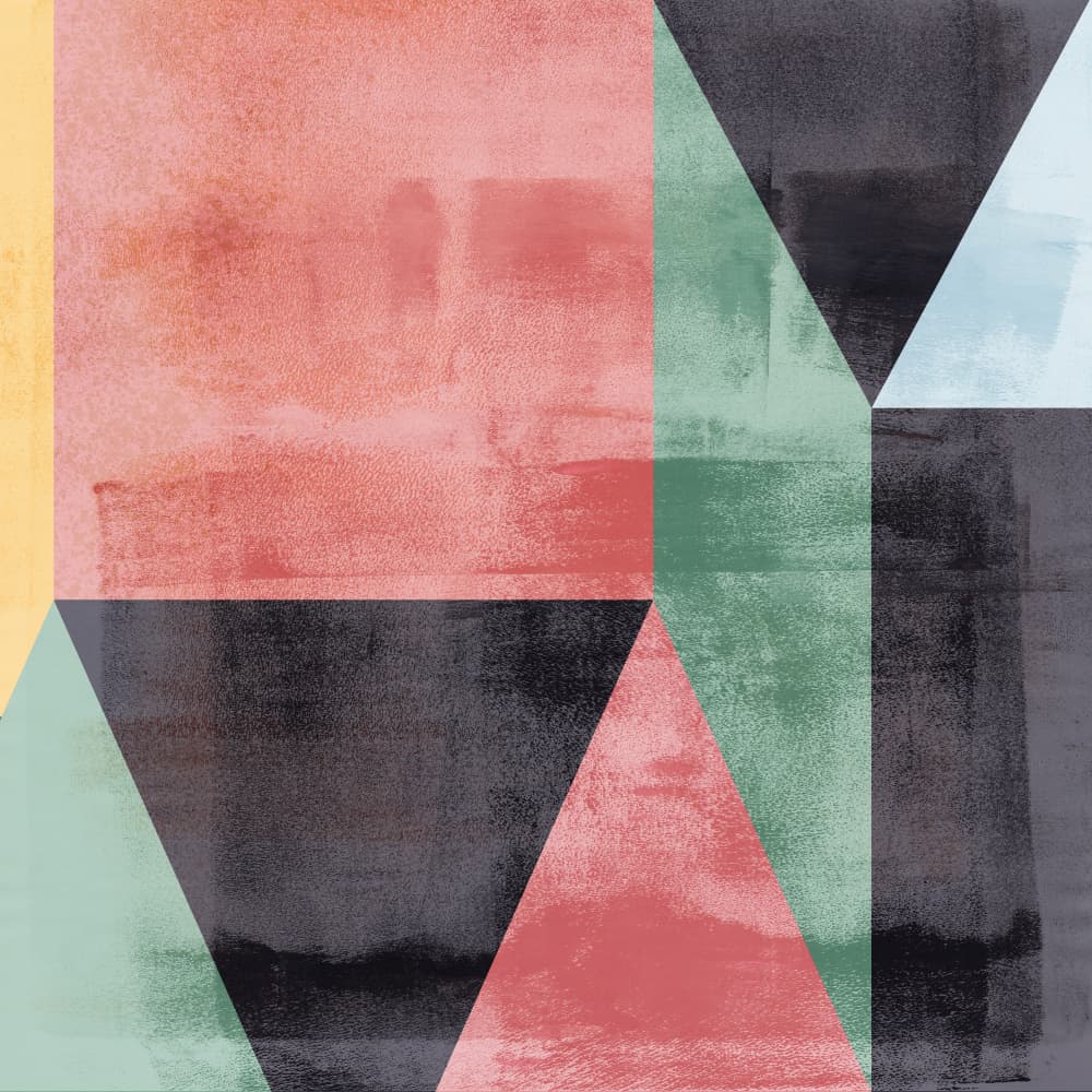 Textured Geometric Abstraction by Dina Dankers — canvas wall art