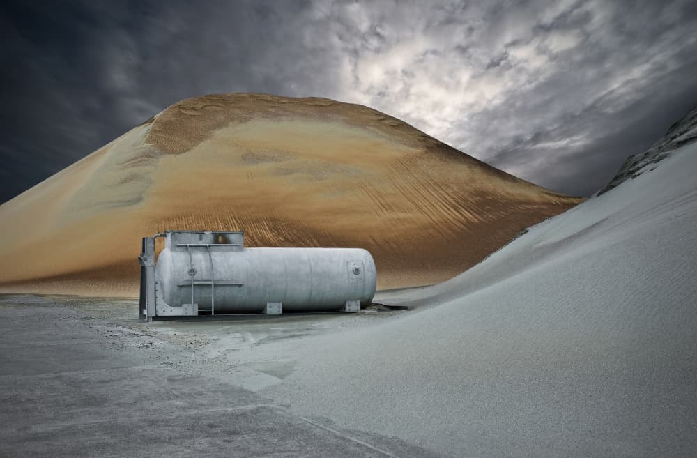 Abandoned Desert Tank by Jan Scheunders — canvas wall art