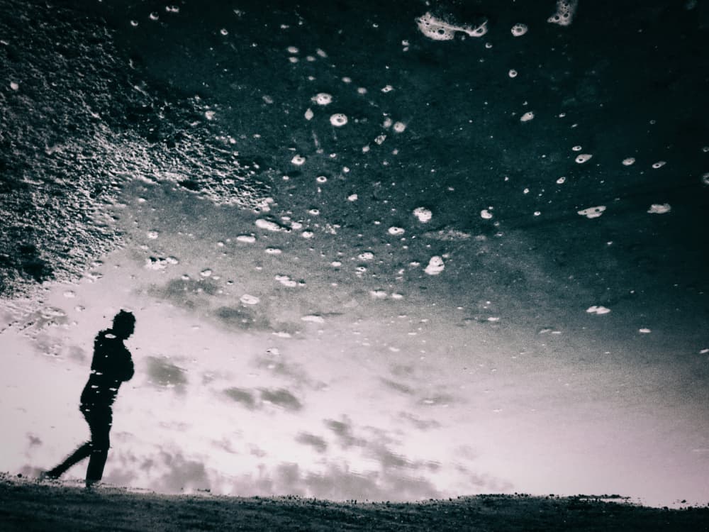 Dreamy Puddle Reflection by Mi Young Choi — canvas wall art