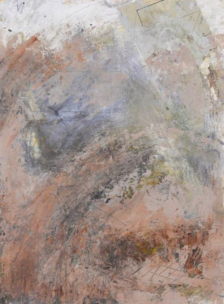 Earthy Abstract Texture by Deb Chaney — canvas wall art