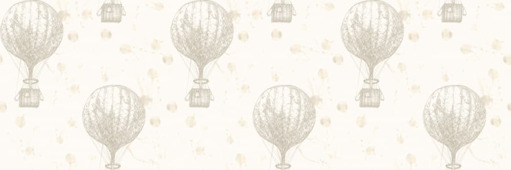 Vintage Hot Air Balloons by Hendon Lane — canvas wall art