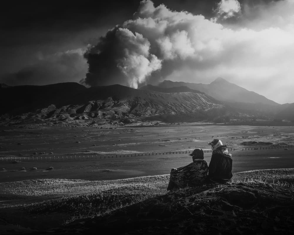 Watching The Volcano by Juan Pablo de Miguel — canvas wall art