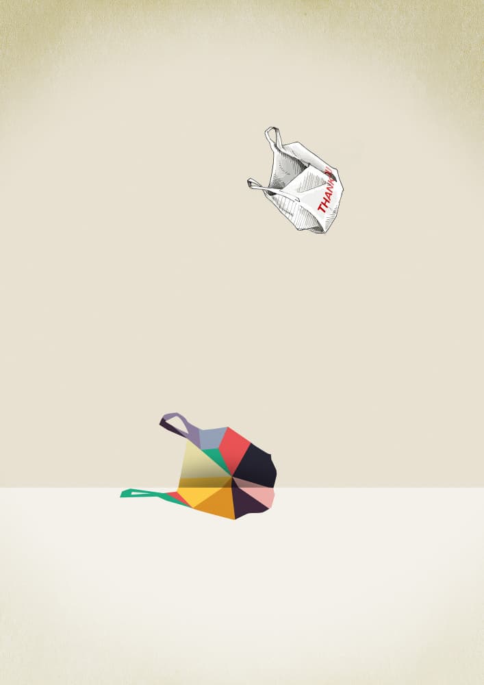 Sustainable Shopping Bags by Jason Ratliff — canvas wall art