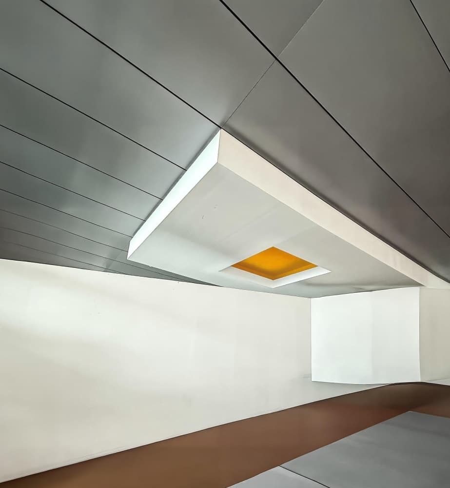 Warm Geometric Light by Arnon Orbach — canvas wall art