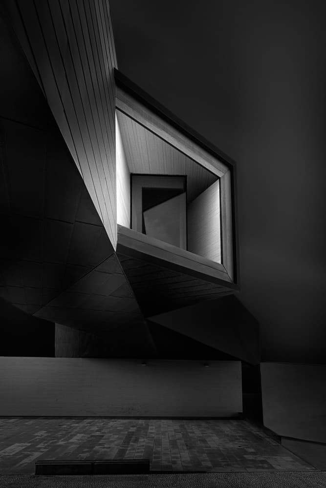 Abstract Architectural Angles by Olavo Azevedo — canvas wall art