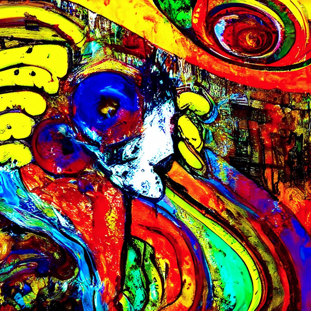 Colorful Abstract Energy by mnemonixART — canvas wall art