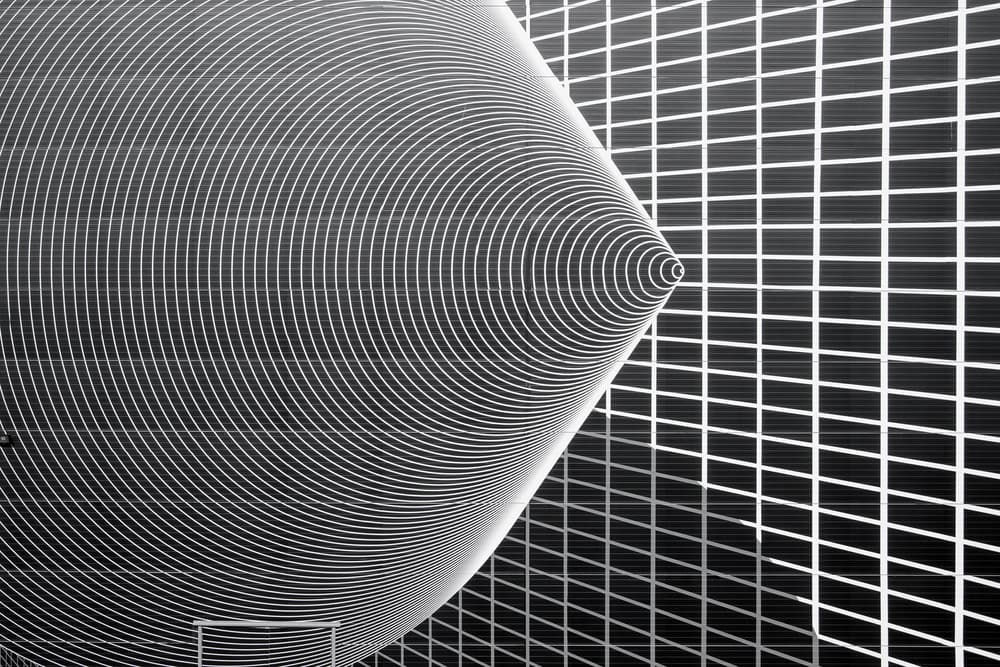 Optical Grid Pattern by Henk van Maastricht — canvas wall art