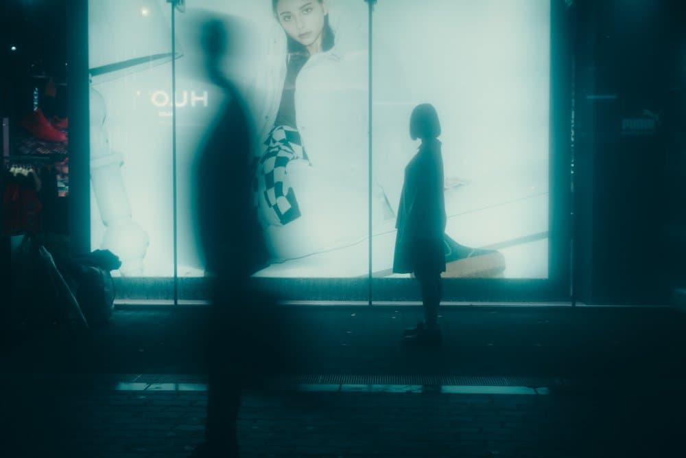 Shadowy City Wanderer by yuimei — canvas wall art