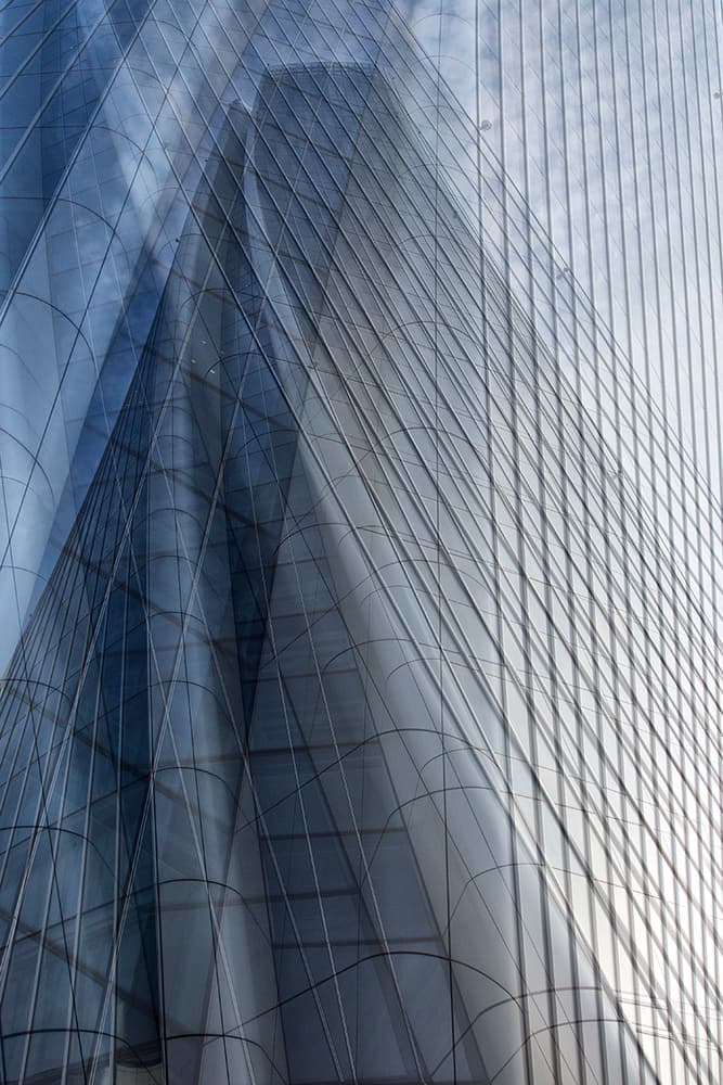 Modern Glass Reflections by Massimo Della Latta — canvas wall art
