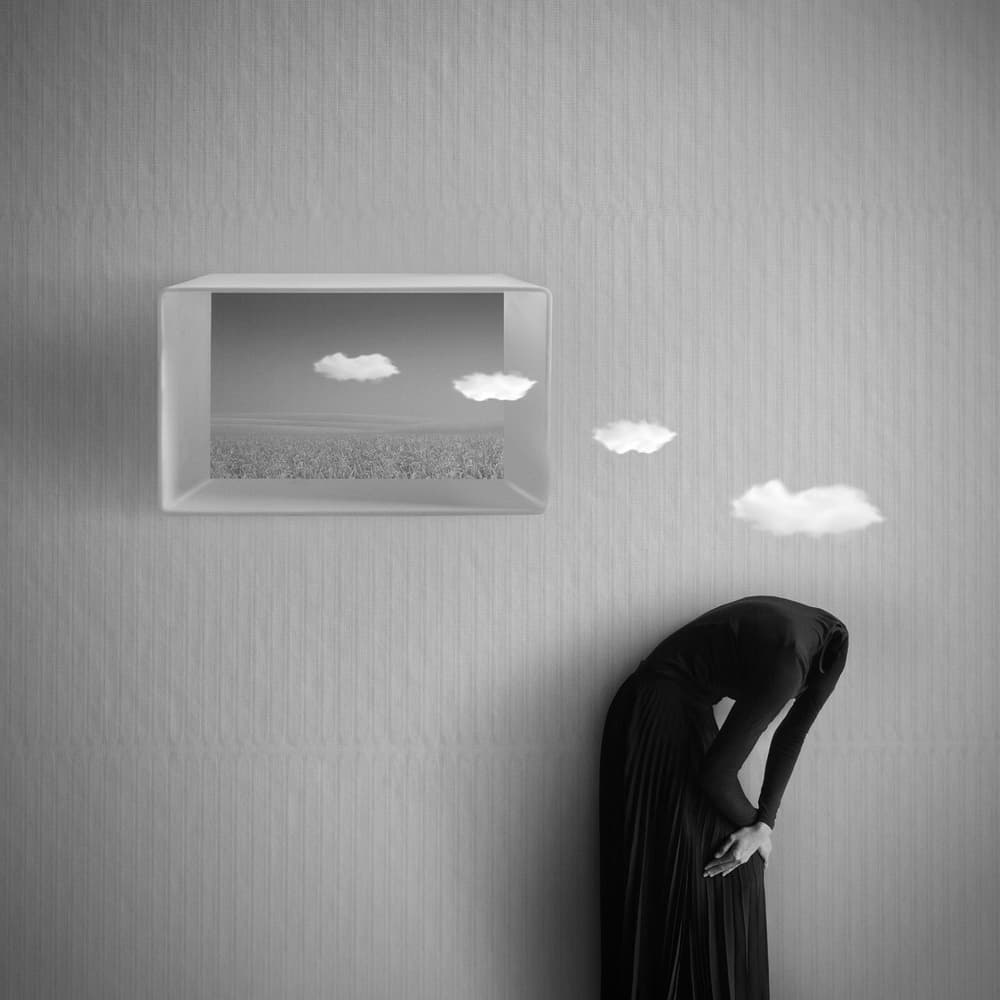 Solitary Dream Clouds by hardibudi — canvas wall art