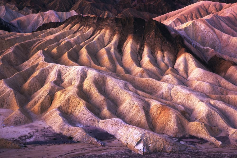 Golden Hour Badlands by Daniel Gastager — canvas wall art