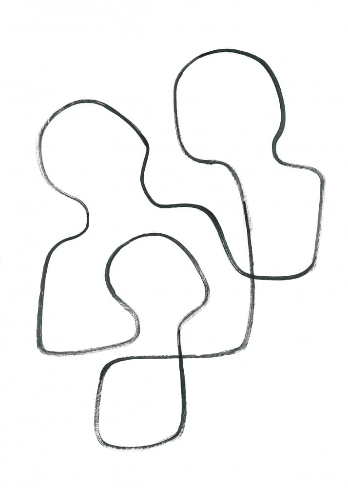Talking Heads by Isabelle Brent — canvas wall art