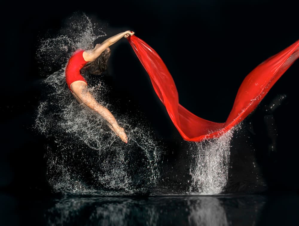 Graceful Water Dance by Pauline Pentony MA ARPS DPAGB — canvas wall art