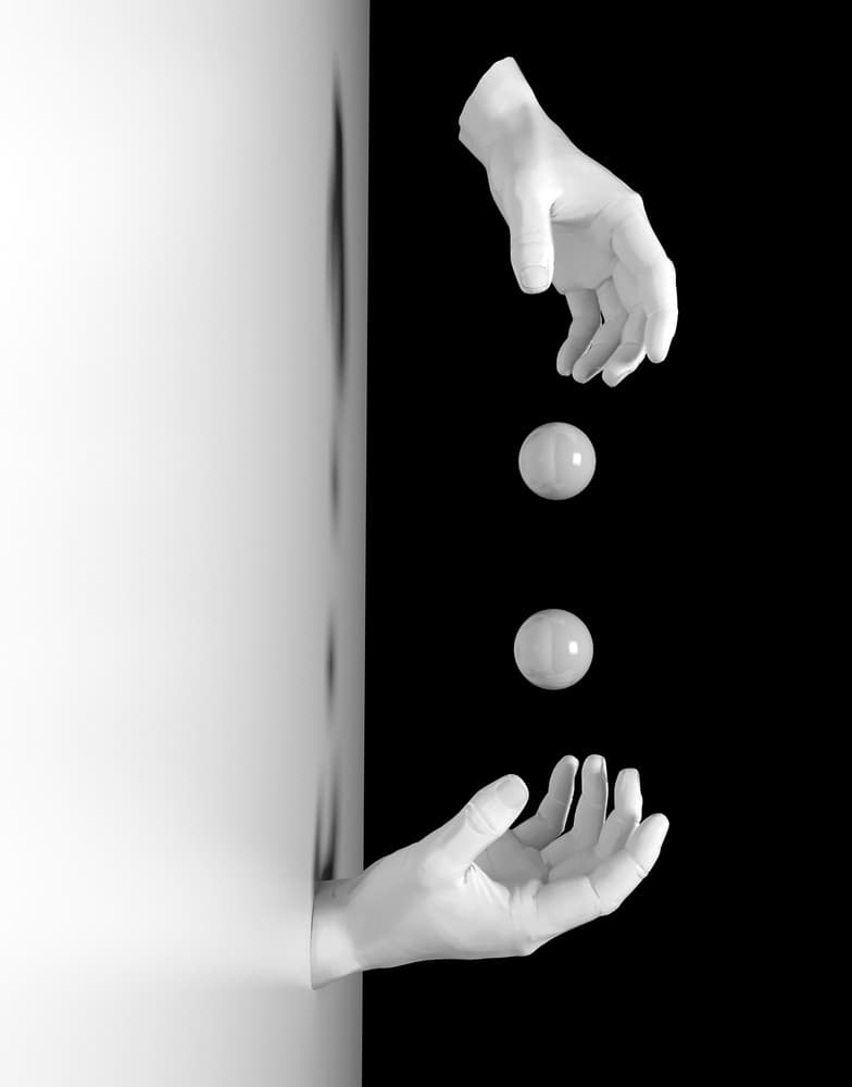 Duality of Hands by Antonyus Bunjamin (Abe) — canvas wall art