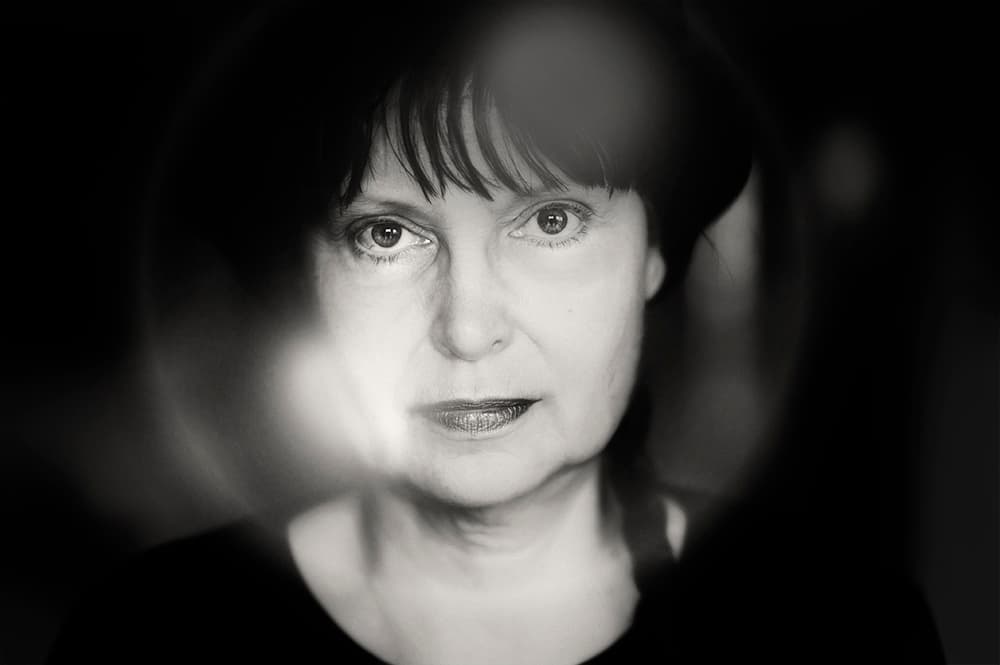 Intense Gaze Portrait by Angelika Martha Himburg — canvas wall art