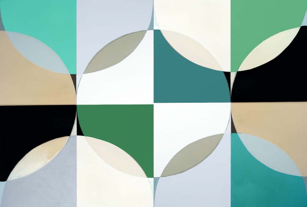 Geometric Color Block by casa cartissi — canvas wall art