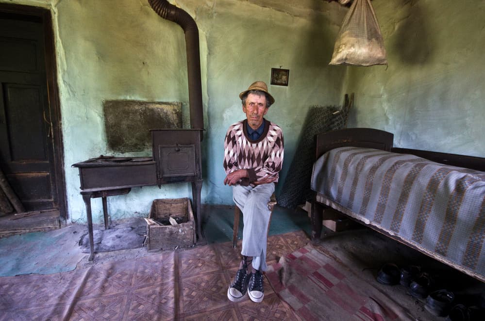 Aged Man Rustic Home by Zoran Toldi (EFIAP AZSF) — canvas wall art