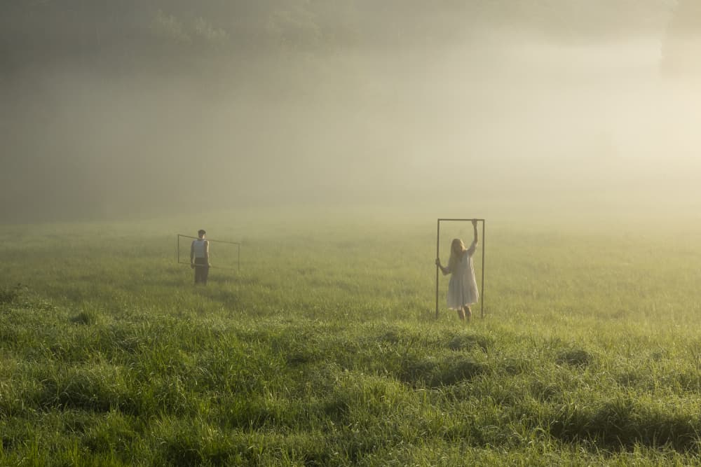 Framed in Morning Mist by Leszek Paradowski — canvas wall art