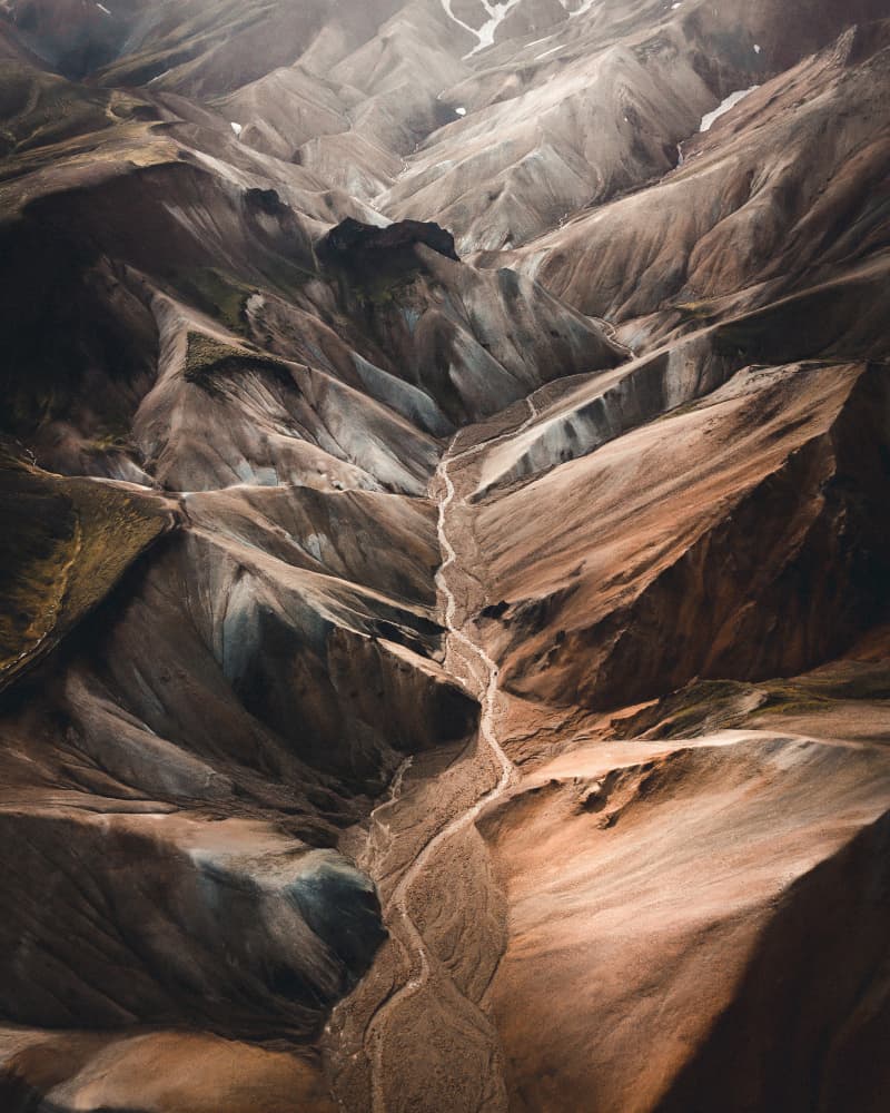 Winding Mountain Valley by Witold Ziomek — canvas wall art