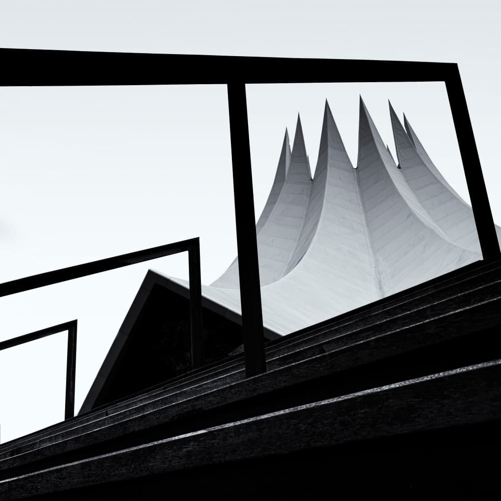 Sharp Architectural Peaks by Rolf Endermann — canvas wall art