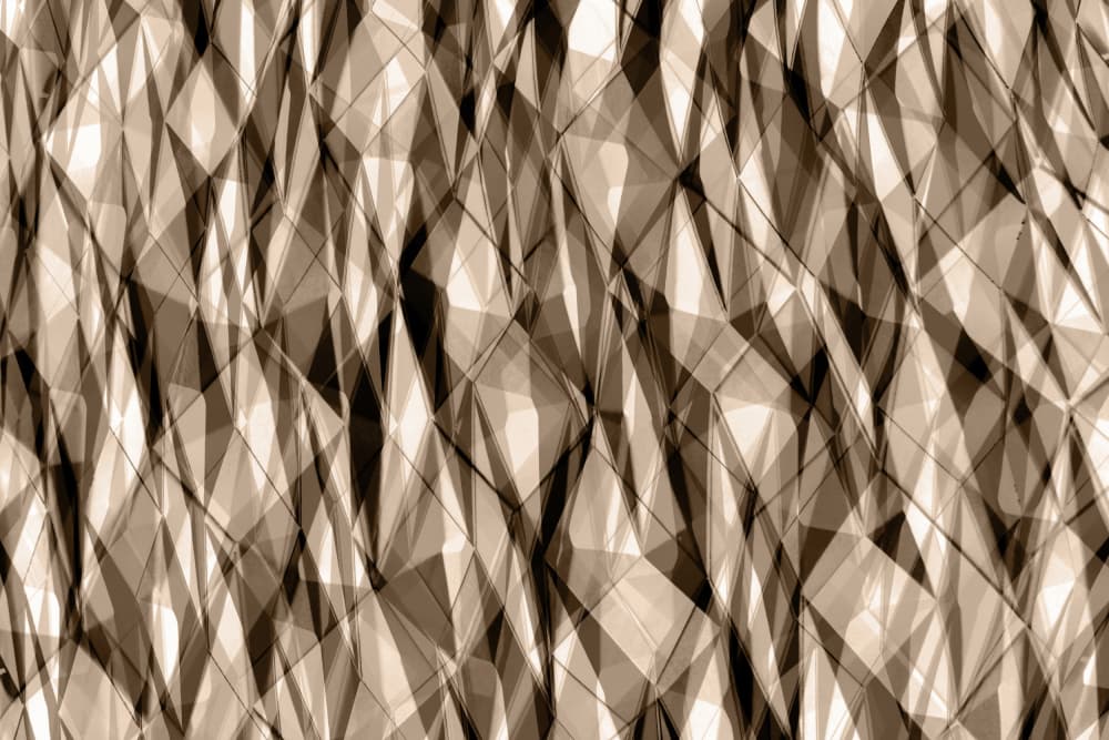 Abstract Sepia Geometry by Christina Sillen — canvas wall art