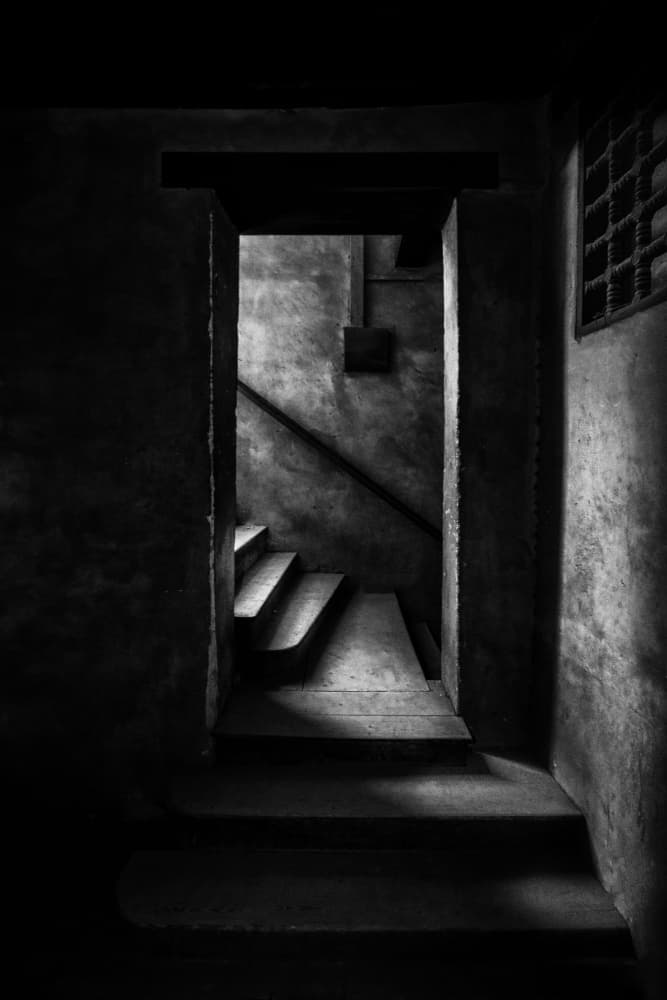 Steps Into Darkness by hishamtwhed — canvas wall art