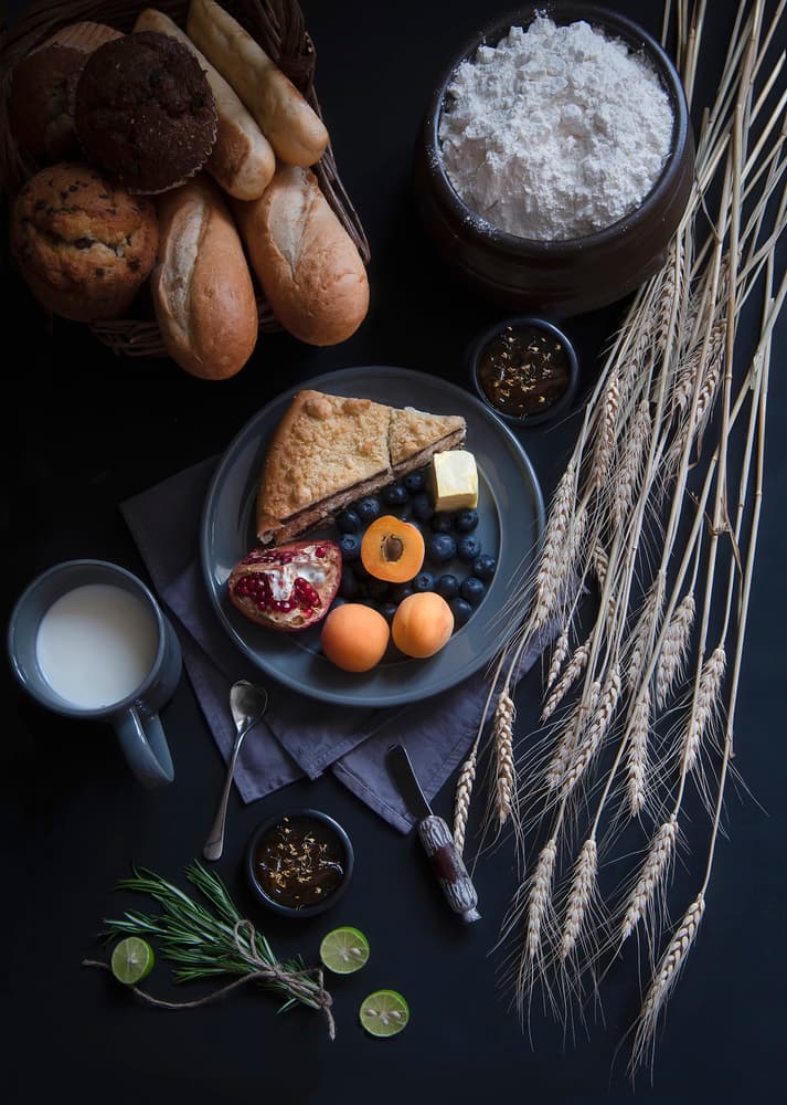 Rustic Breakfast Spread by Catherine Wang — canvas wall art