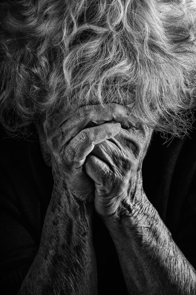 Worn Hands Of Prayer by Stephen Clough — canvas wall art