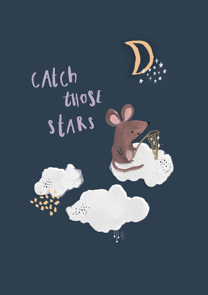 Catch Those Stars by Laura Pantony — canvas wall art