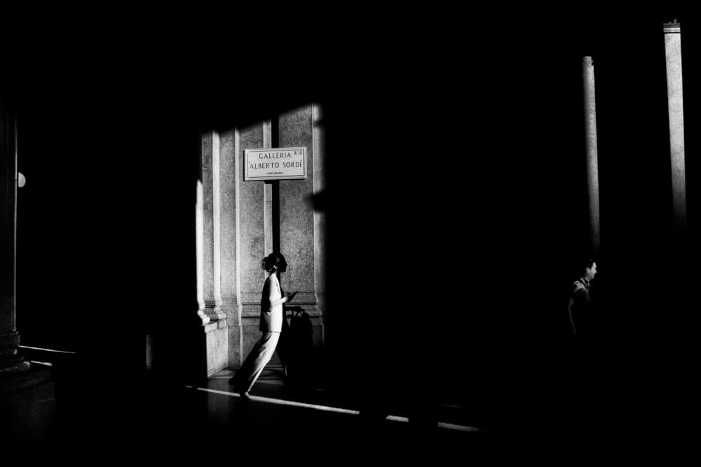 Figure in Dramatic Light by Antonio Grambone — canvas wall art