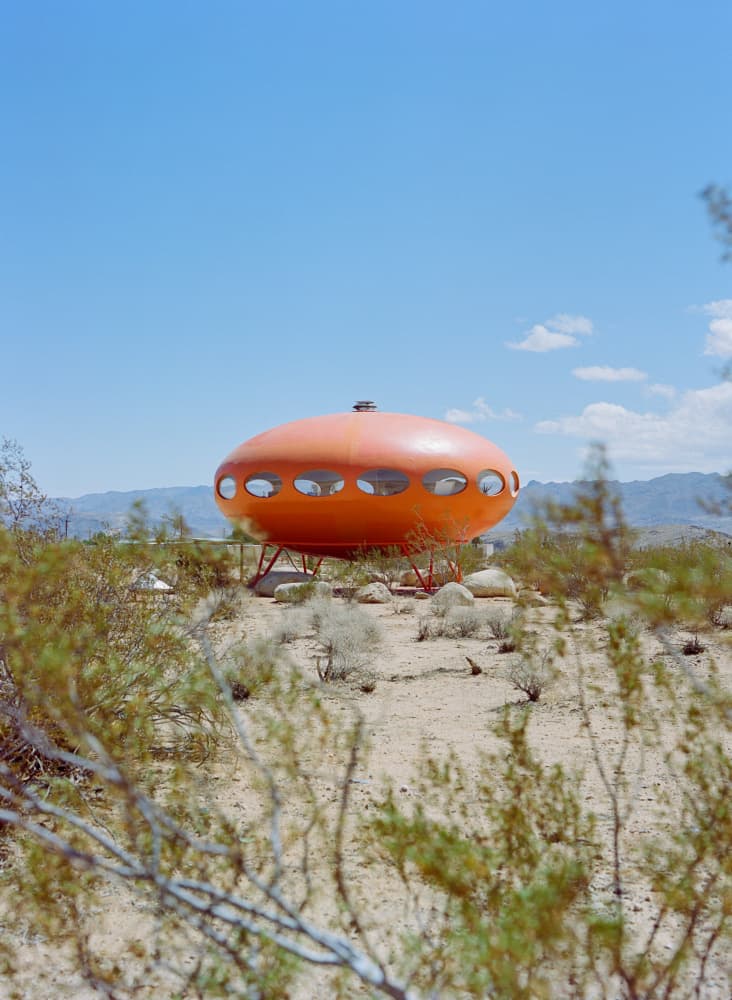 Retro Futuro Desert House by Bethany Young — canvas wall art