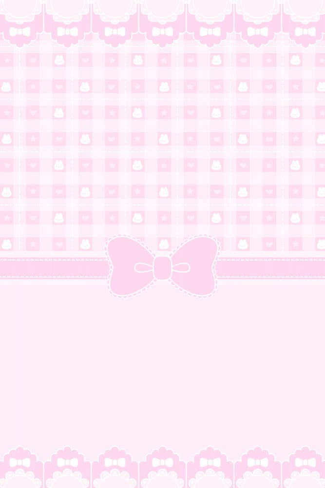 Sweet Pink Gingham Bow by Xuan Thai — canvas wall art