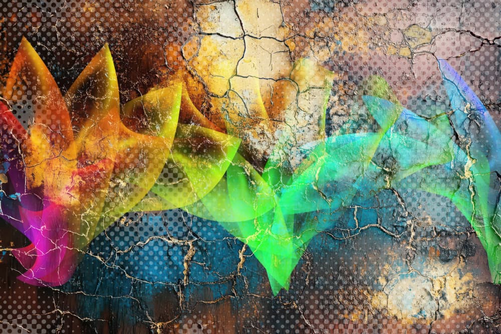 Vibrant Abstract Flow by Rafal Kulik — canvas wall art