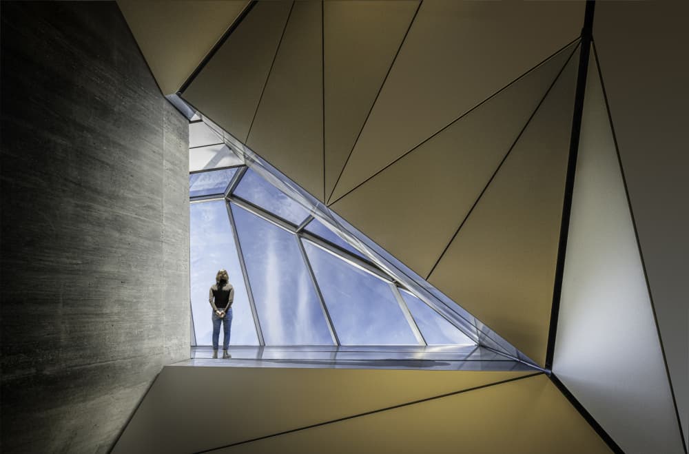 Geometric Sky View by fotomarion — canvas wall art