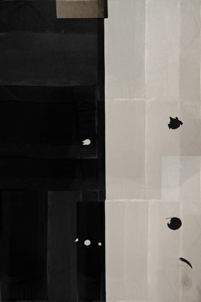Modern Split Geometry by cartissi — canvas wall art