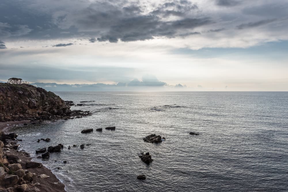 Dramatic Coastal Seascape by Photolovers — canvas wall art