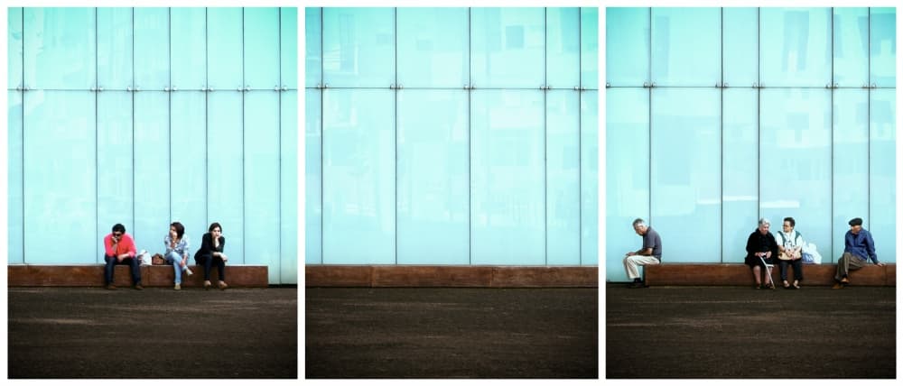 Urban People Waiting by Paulo Abrantes — canvas wall art