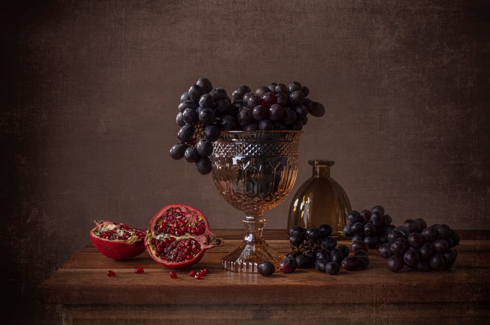 Rich Autumn Fruit Still Life by Margareth Perfoncio — canvas wall art