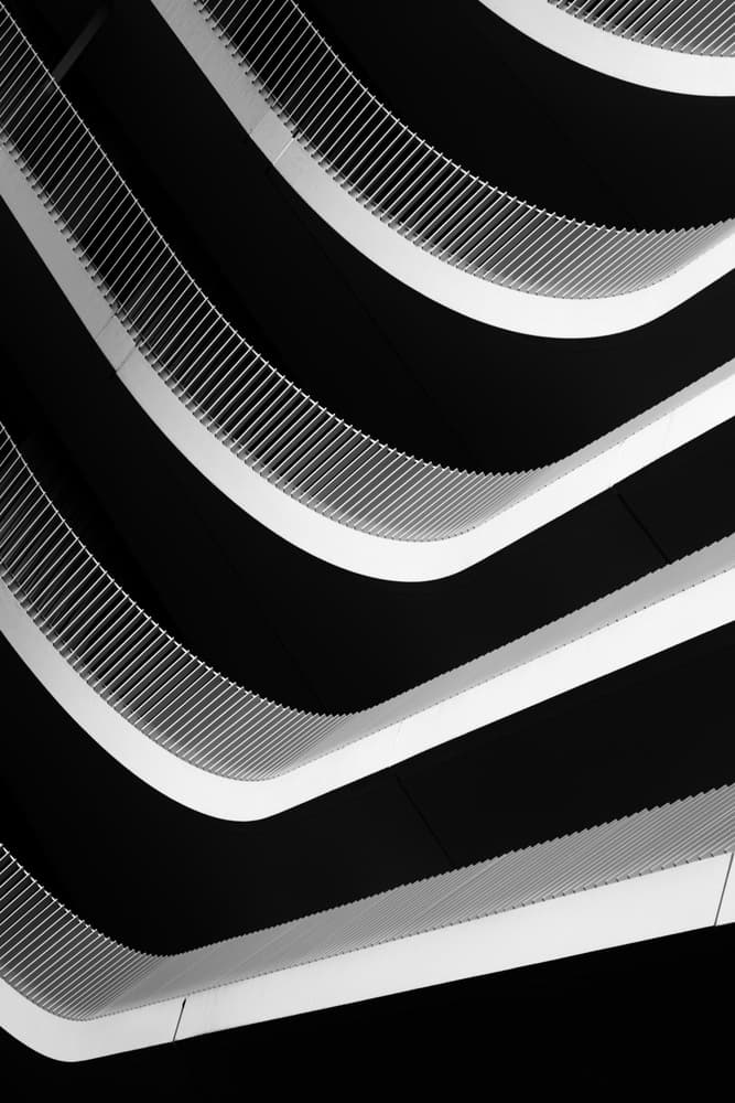 Abstract Architectural Curves by Jeroen van de Wiel — canvas wall art