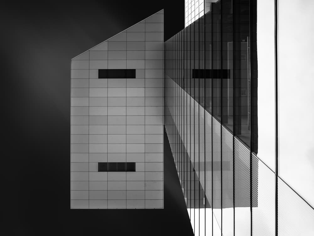 Geometric Building Lines by Adam Dauria ☂ — canvas wall art