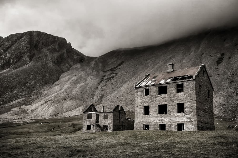 Desolate Mountain Ruins by Þorsteinn H. Ingibergsson — canvas wall art