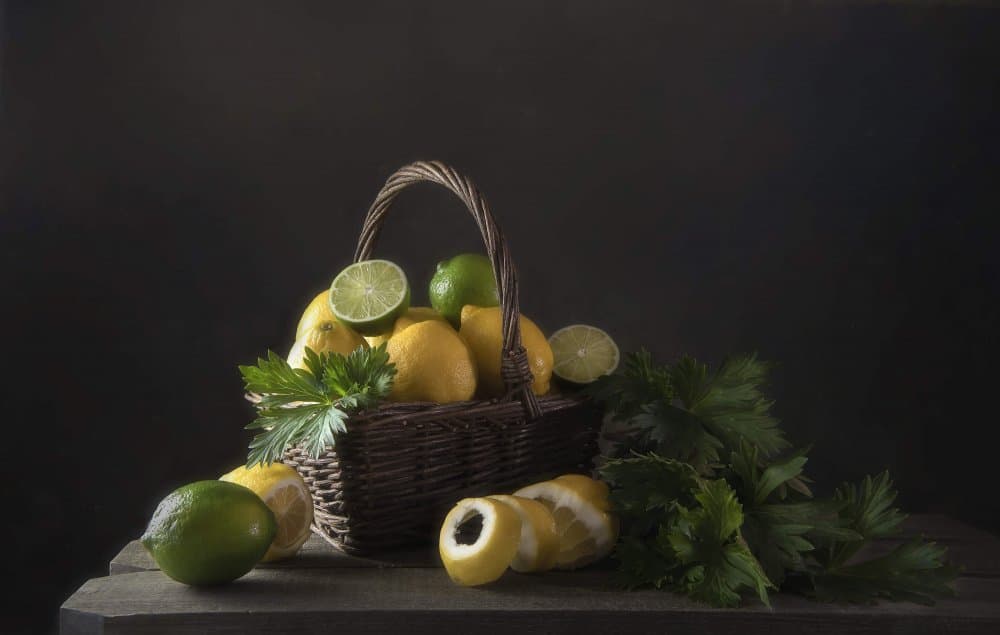 Rustic Citrus Still Life by Catherine Wang — canvas wall art