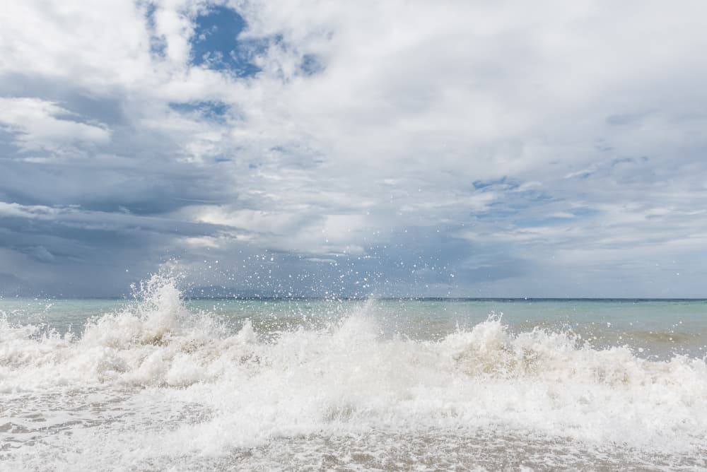 Powerful Crashing Waves by Photolovers — canvas wall art