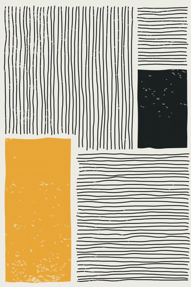 Abstract Lines and Shapes by jay stanley — canvas wall art