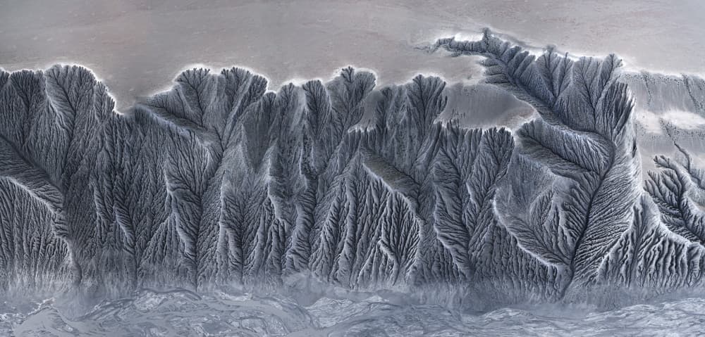 Flowing Earth Patterns by Yuan Cui — canvas wall art
