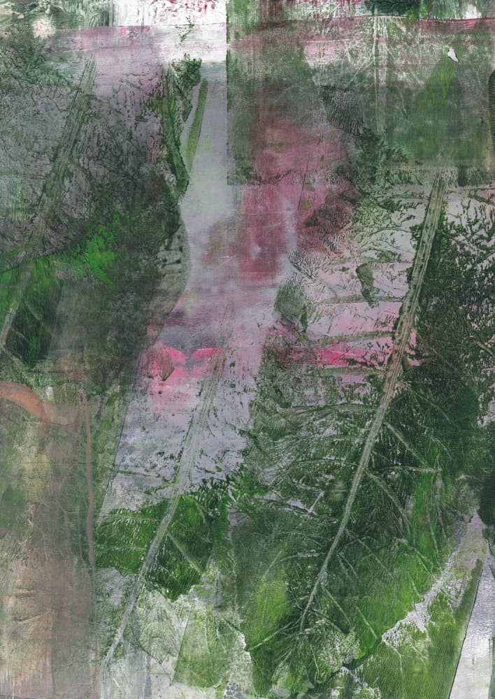 Muted Organic Layers by Maira Ribena — canvas wall art