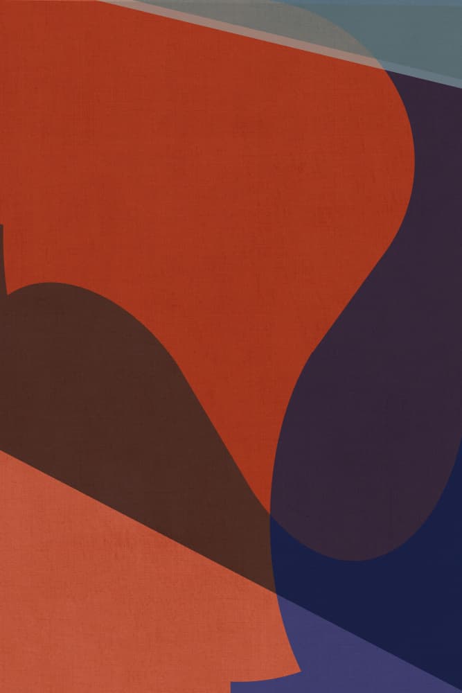 Organic Color Shapes by cartissi — canvas wall art