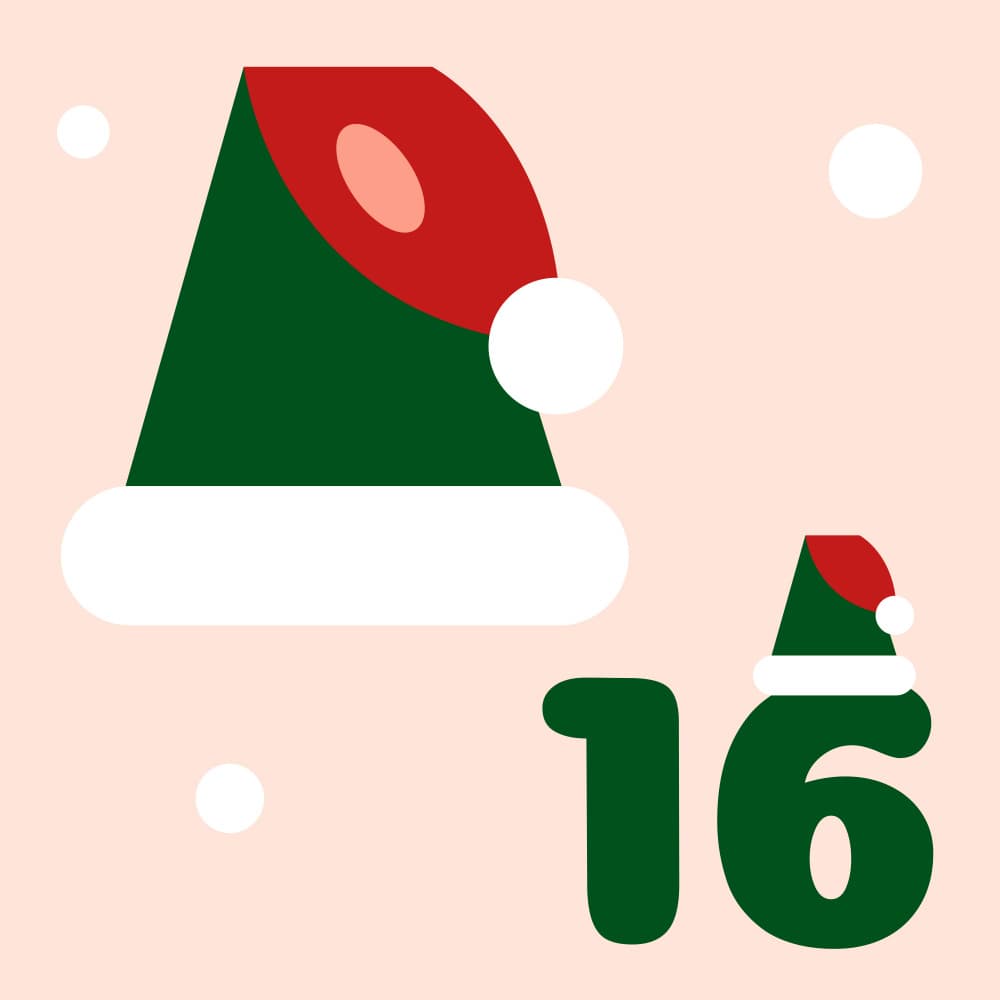 Christmas Countdown Sixteen by Marika Barsrsind β canvas wall art