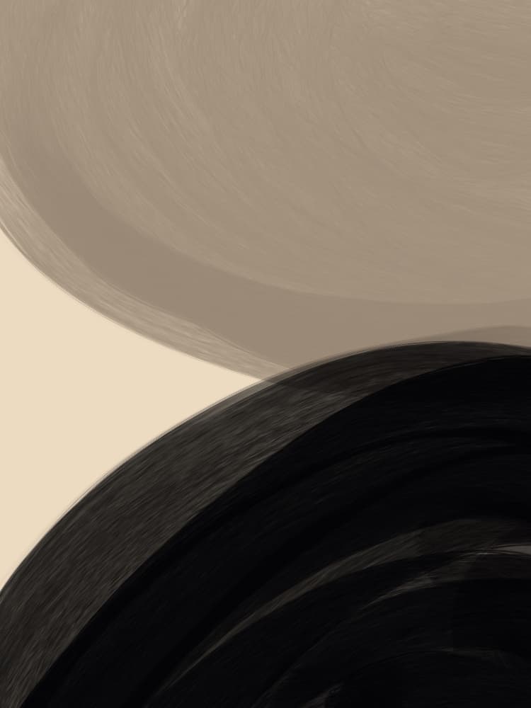 Modern Earthy Curves by Studio Palette — canvas wall art