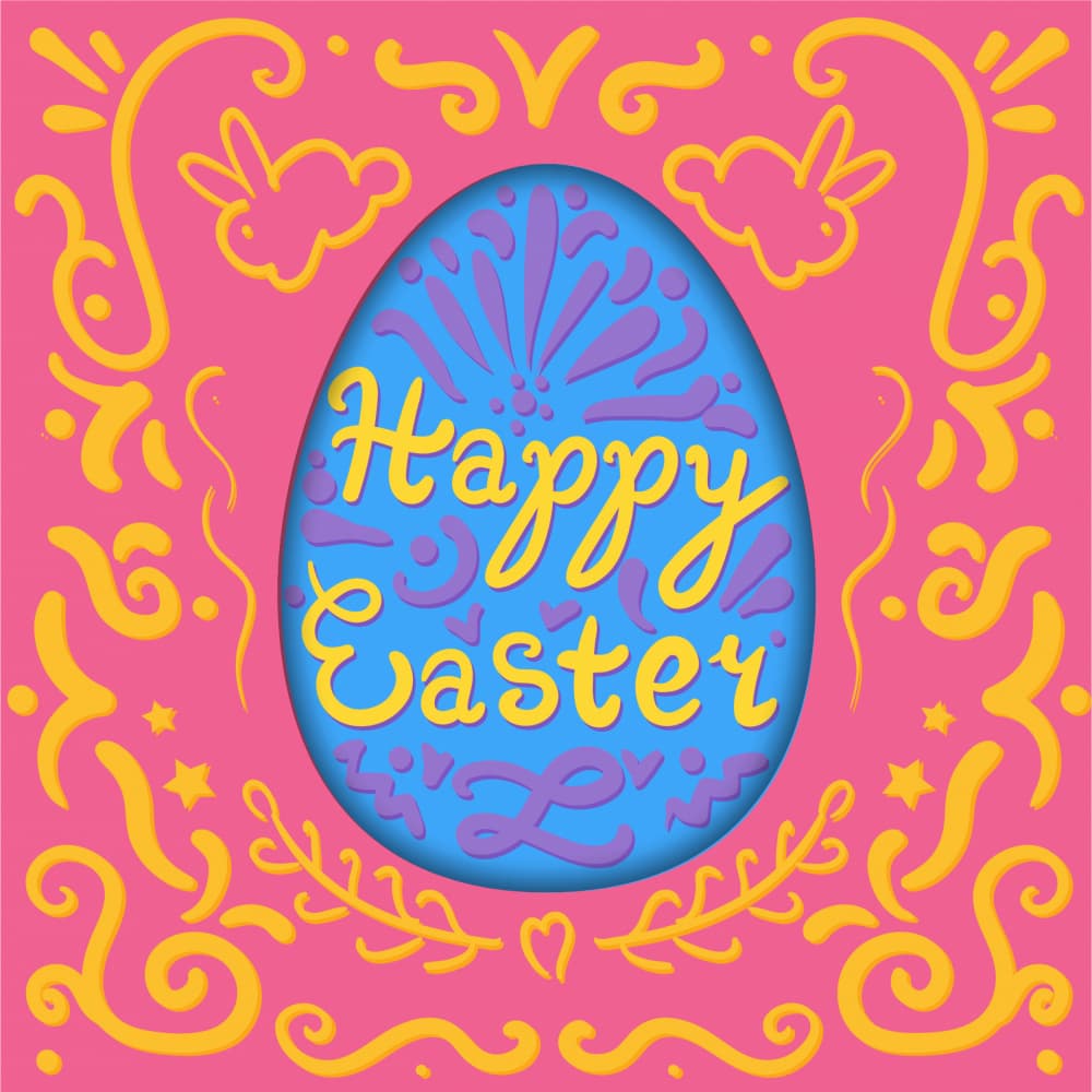 Happy Easter Egg by Marika Barsrsind β canvas wall art